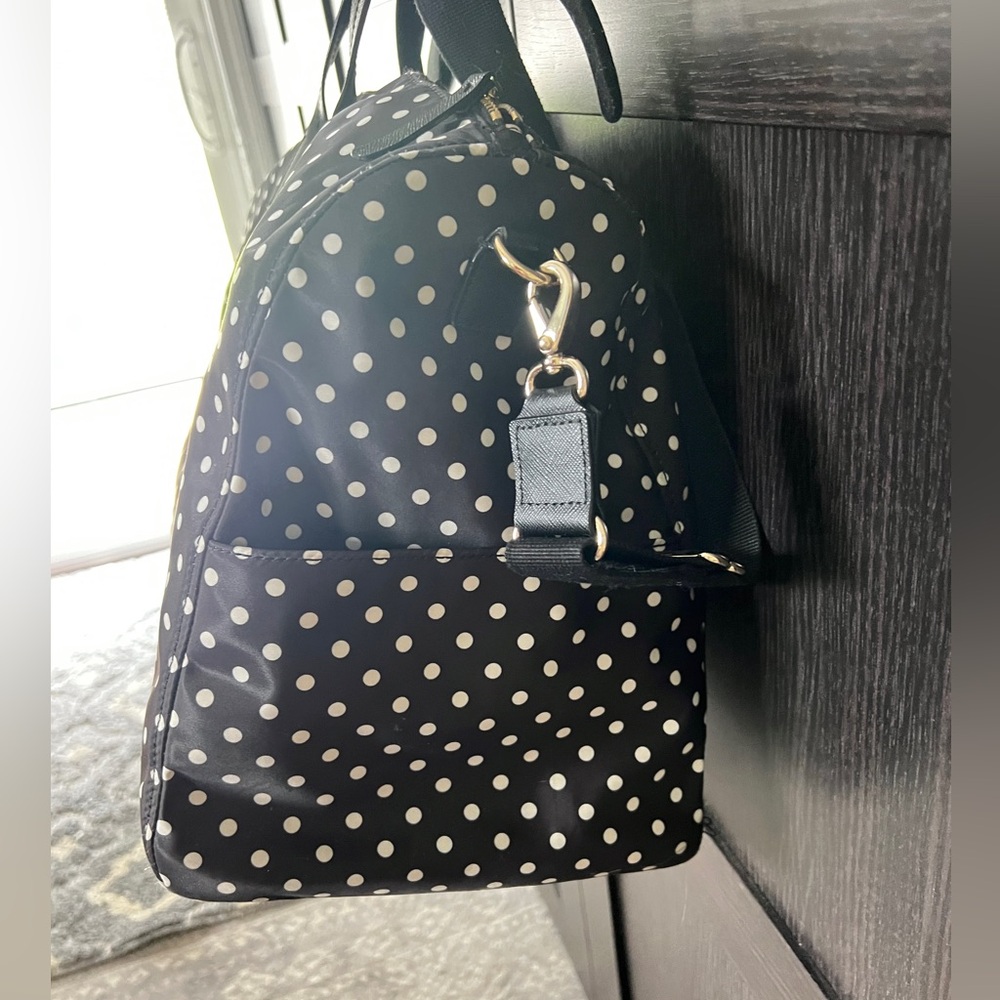 Kate Spade Black and White Polka Dot Travel Bag - Picture 5 of 8